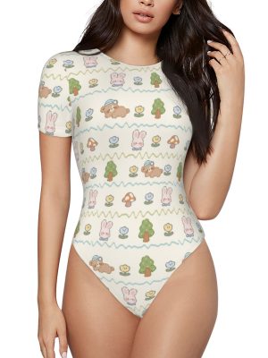 Women's Short-sleeved Onesie