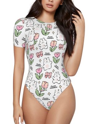 Women's Short-sleeved Onesie