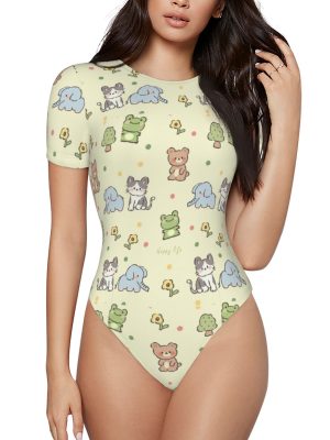Women's Short-sleeved Onesie
